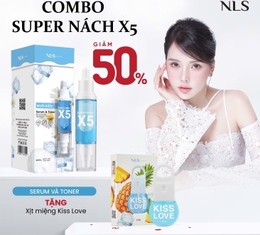 Combo Super Nách X5 Tặng Xịt Thơm Miệng