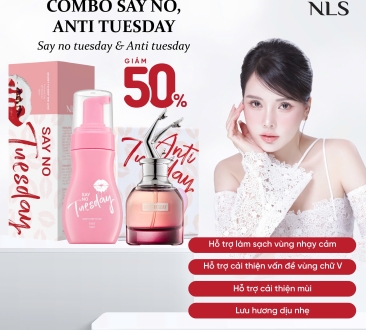 Combo DDVS Say No Tuesday - Xịt Khử An Ti Tuesday